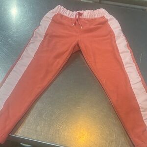 Nike Kids Coral and Pink Joggers